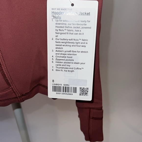 ❤️NWT HOODED DEFINE JACKET IN NULU FABRIC - Picture 13 of 14